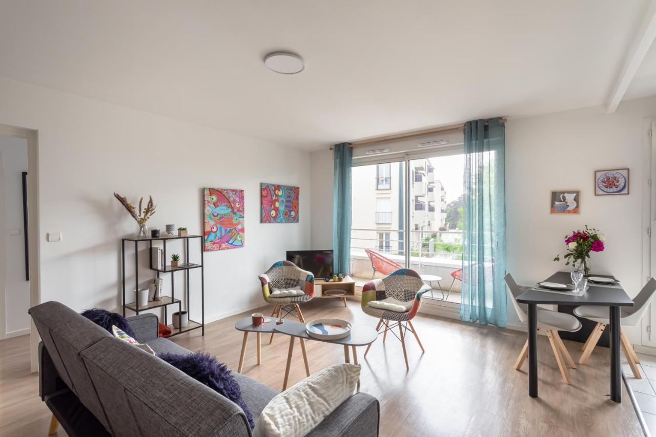 Апартаменты Bahibe - Balcon Et Parking Au Calme Proche Gare Ренн Экстерьер фото